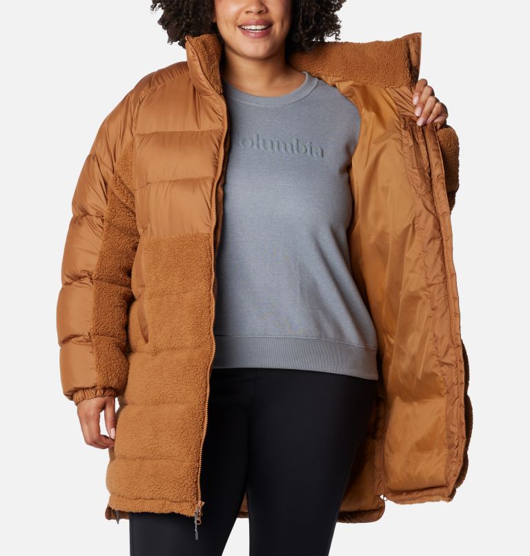 columbia long jacket plus size