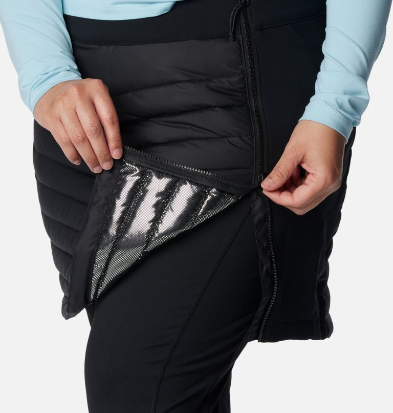 Thumbnail: Women's Powder Lite II Skirt - Plus Size, Color: Black, image 6