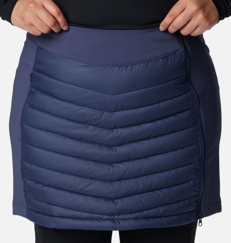 Thumbnail: Women's Powder Lite II Skirt - Plus Size, Color: Nocturnal, image 4