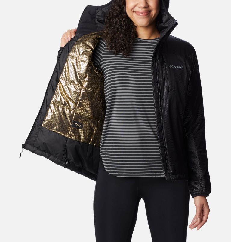 Women's Arch Rock Double Wall Elite Hooded Jacket, Color: Black, image 5