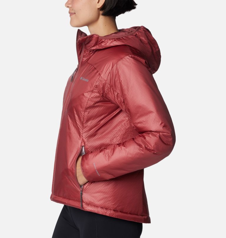Women's Arch Rock Double Wall Elite Hooded Jacket, Color: Beetroot, image 3