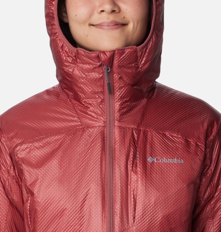 Women's Arch Rock Double Wall Elite Hooded Jacket, Color: Beetroot, image 4