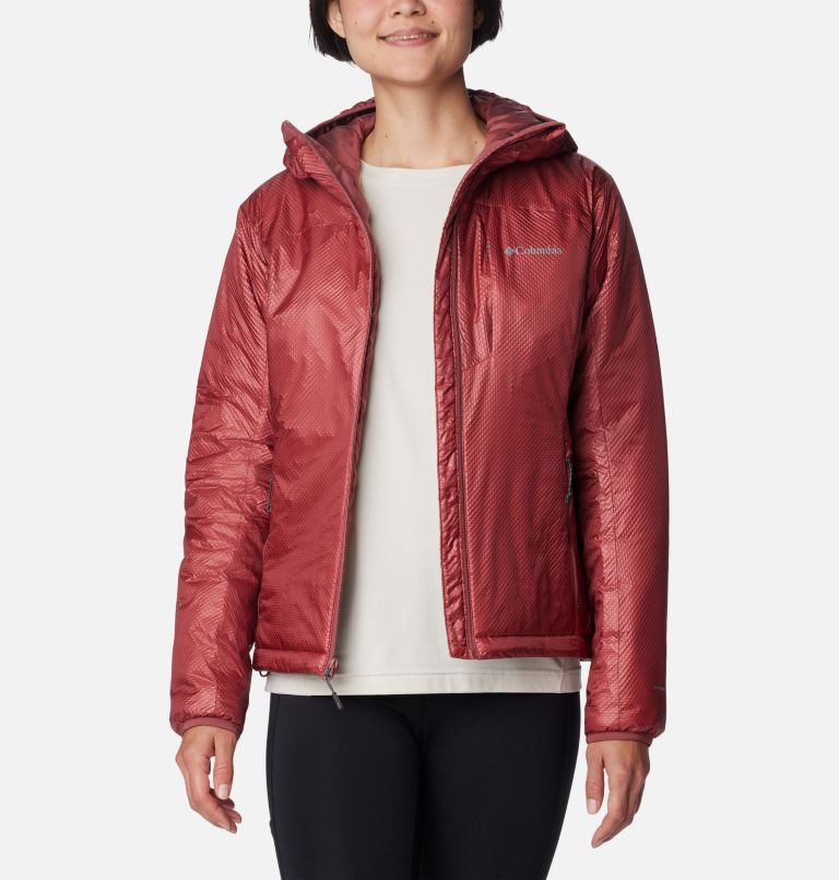 Thumbnail: Women's Arch Rock Double Wall Elite Hooded Jacket, Color: Beetroot, image 8