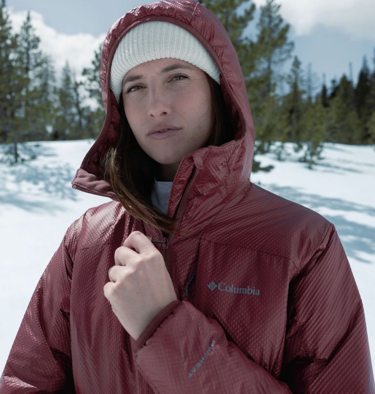 Women's Arch Rock Double Wall Elite Hooded Jacket, Color: Beetroot, image 12