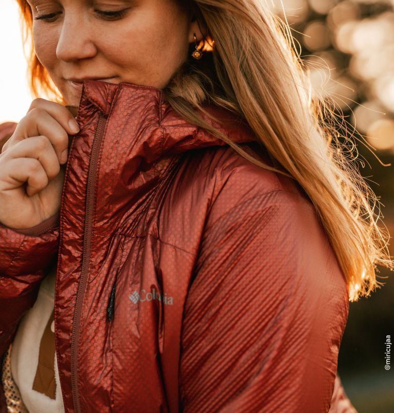 Chaqueta de Montaña Columbia Powder Lite Naranja Mujer