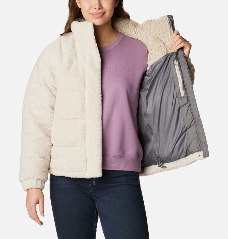 Chaqueta acolchada de forro polar Sherpa Ruby falls™ para mujer