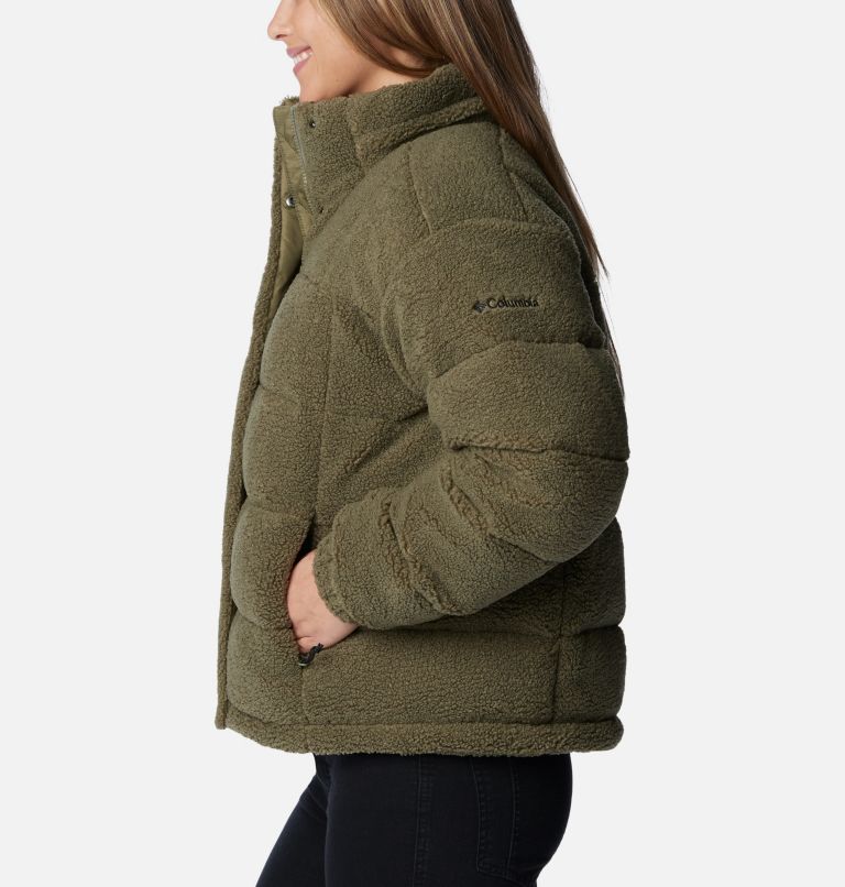 Ruby Falls Novelty Jacket | 397 | M, Color: Stone Green Doodle Sherpa, image 3