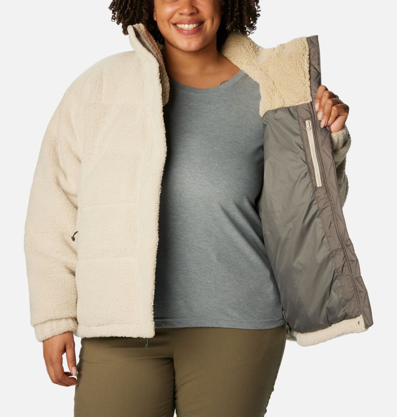 Women's Sherpa Ruby Falls™ Novelty Jacket - Plus Size 5