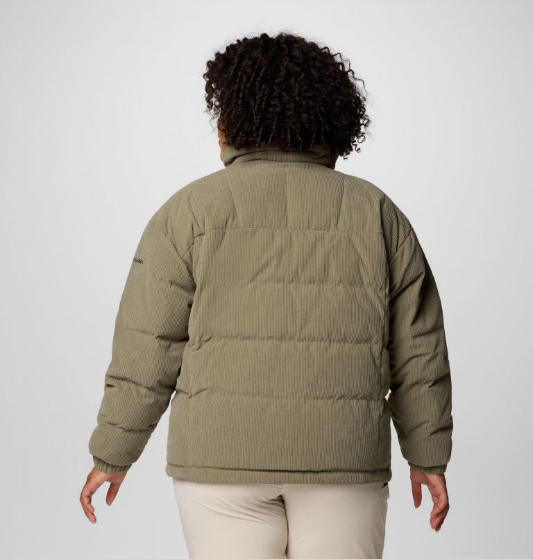 Women's Sherpa Ruby Falls Novelty Jacket - Plus Size, Color: Stone Green Corduroy, image 2