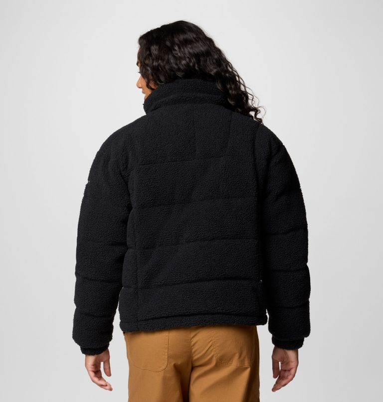 Women's Ruby Falls Novelty Jacket, Color: Black Doodle Sherpa, image 2