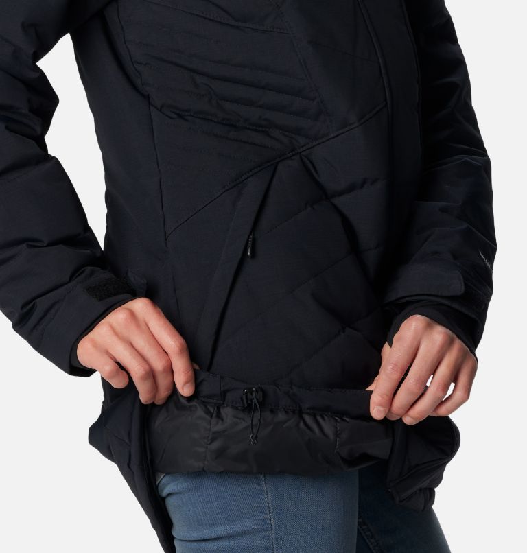 Women's Lay D Down III Mid Jacket, Color: Black Matte, image 9