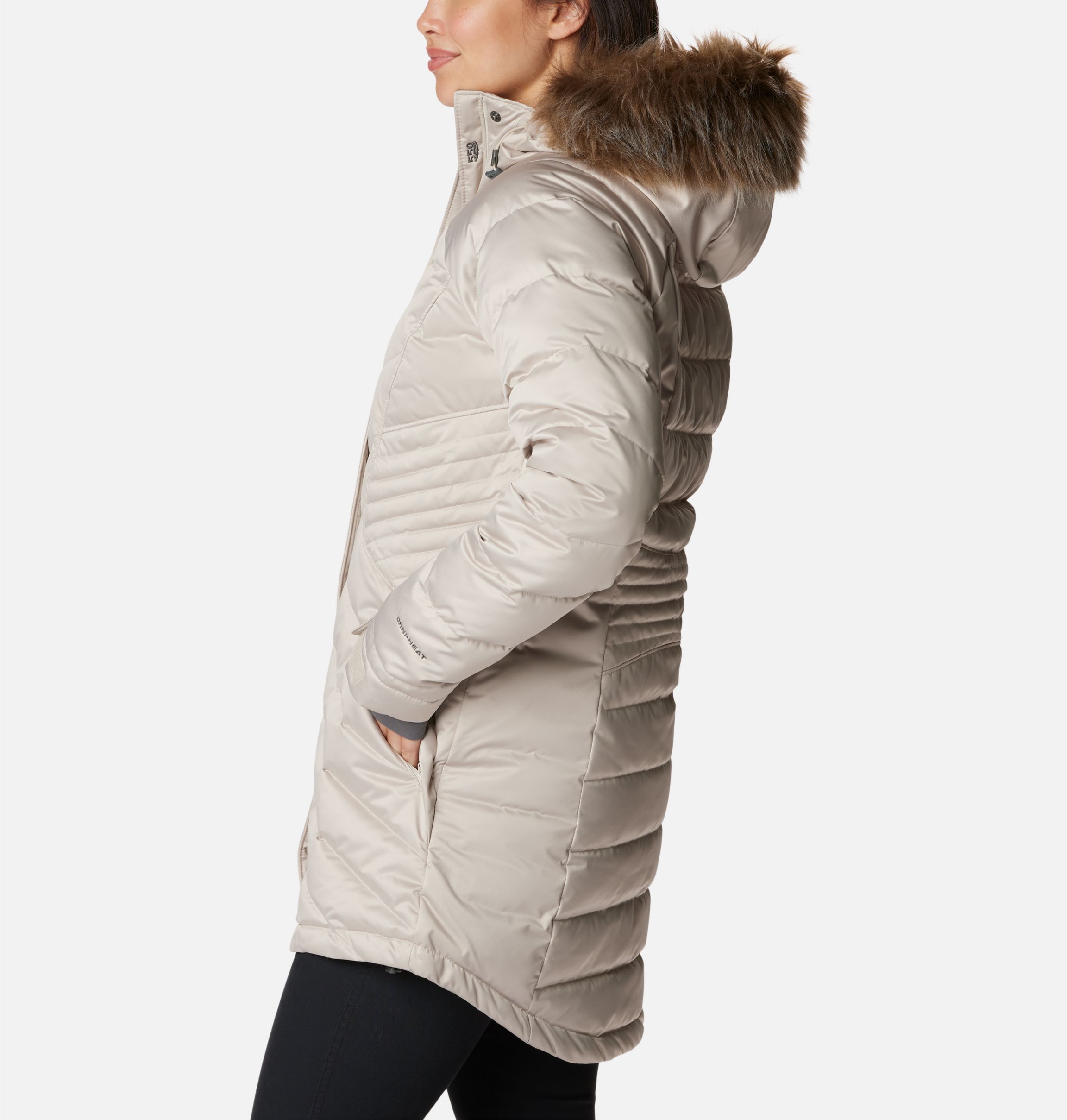 Columbia Sportswear Womens Hellfire Mid Down Jacket Tradewinds Grey Medium  >>> Be sure to …