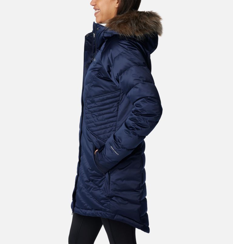 Thumbnail: Women's Lay D Down III Mid Jacket, Color: Dark Nocturnal Matte, image 3