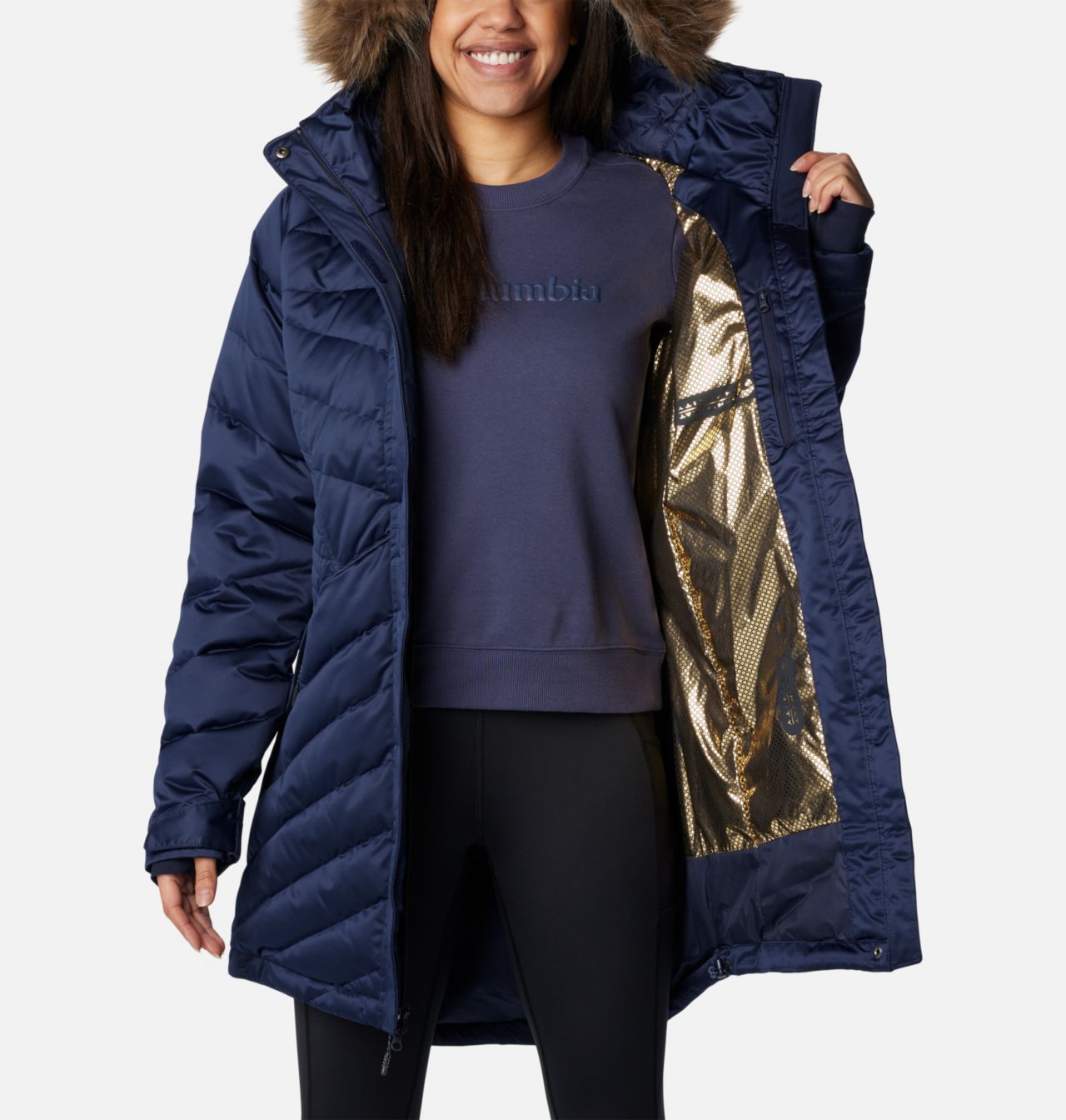 Manteau mi-long Lay D Down™ III pour femmes 5