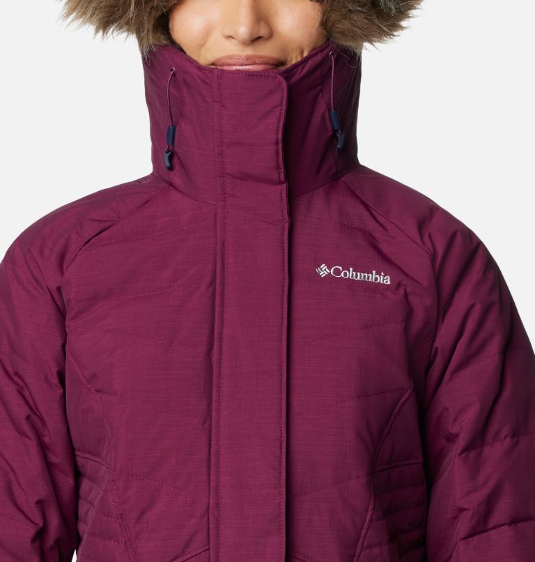 Manteau mi-long Lay D Down III pour femmes, Color: Marionberry Matte, image 4