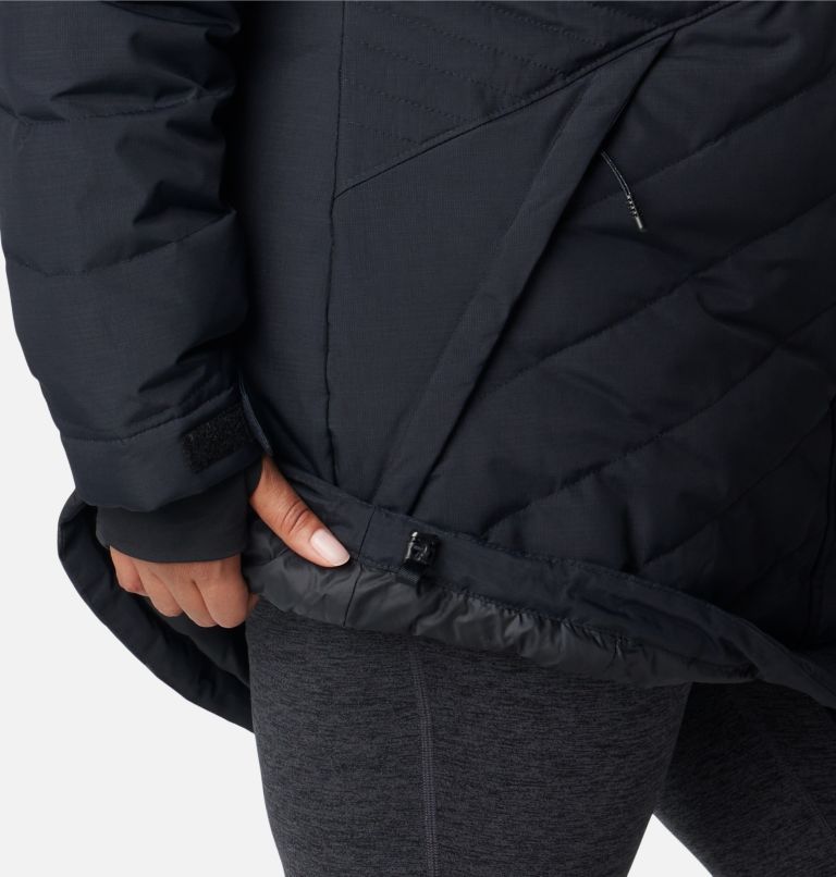Thumbnail: Manteau mi-long Lay D Down III pour femmes – Grandes tailles, Color: Black Matte, image 9