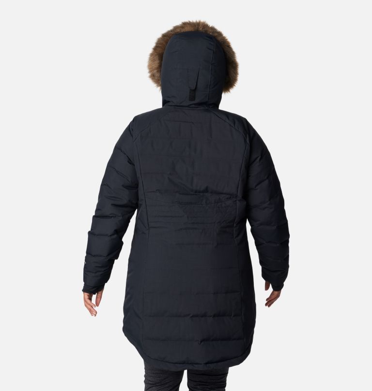 Thumbnail: Manteau mi-long Lay D Down III pour femmes – Grandes tailles, Color: Black Matte, image 2