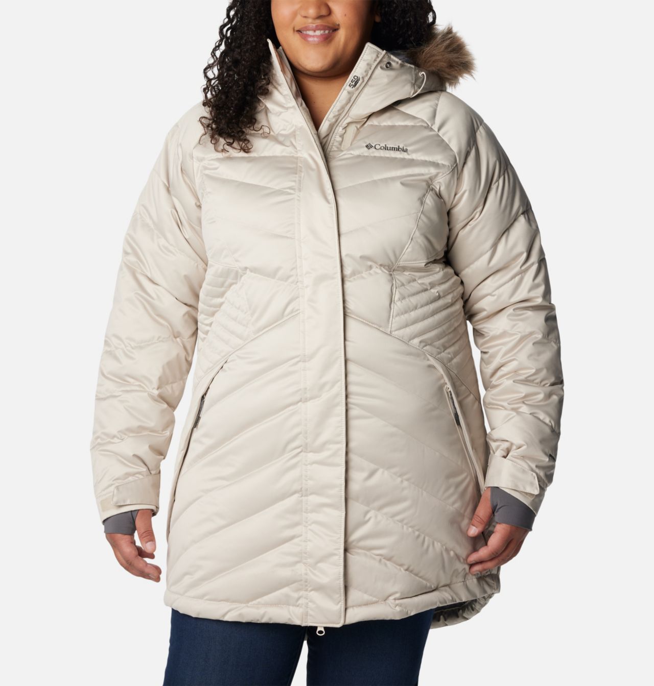 Manteau mi-long Lay D Down™ III pour femmes – Grandes tailles 1