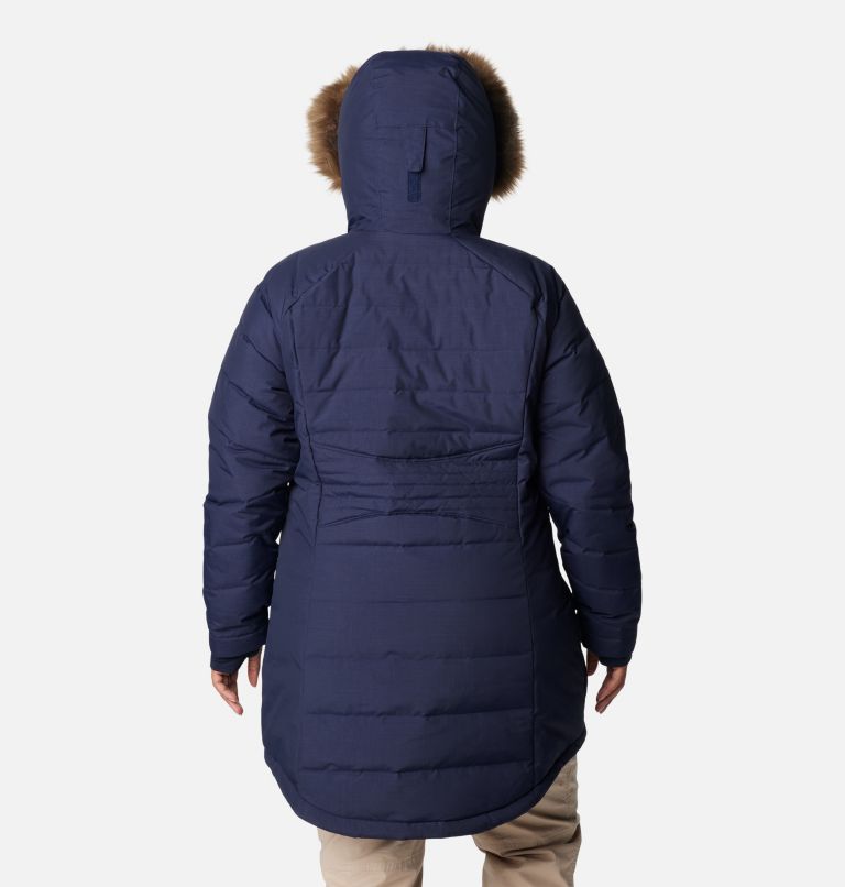 Manteau mi-long Lay D Down III pour femmes – Grandes tailles, Color: Dark Nocturnal Matte, image 2