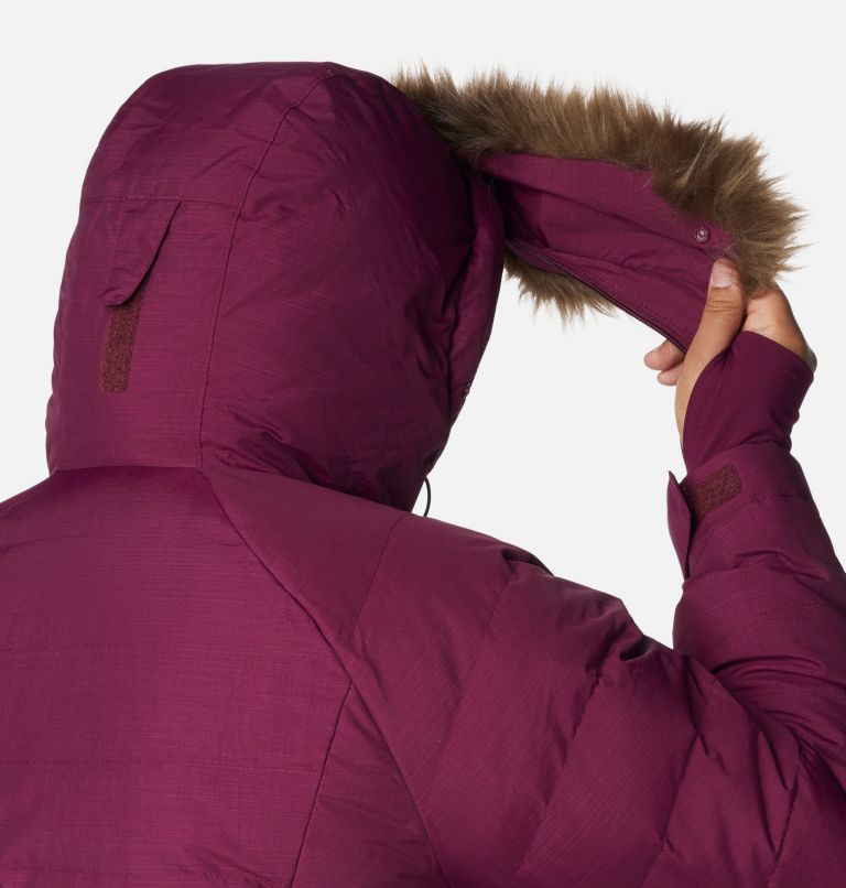 Manteau mi-long Lay D Down III pour femmes – Grandes tailles, Color: Marionberry Matte, image 7