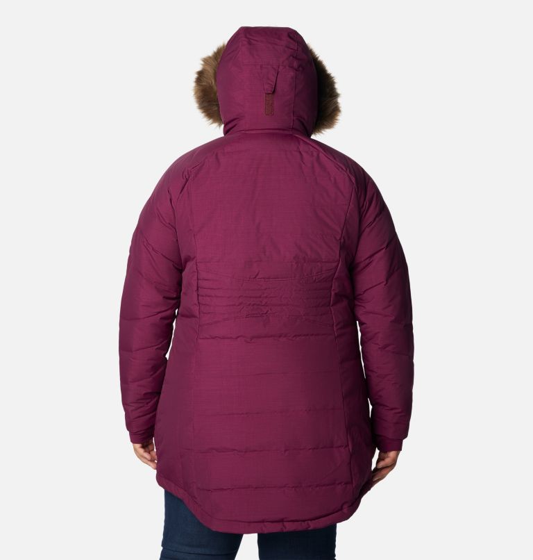 Manteau mi-long Lay D Down III pour femmes – Grandes tailles, Color: Marionberry Matte, image 2