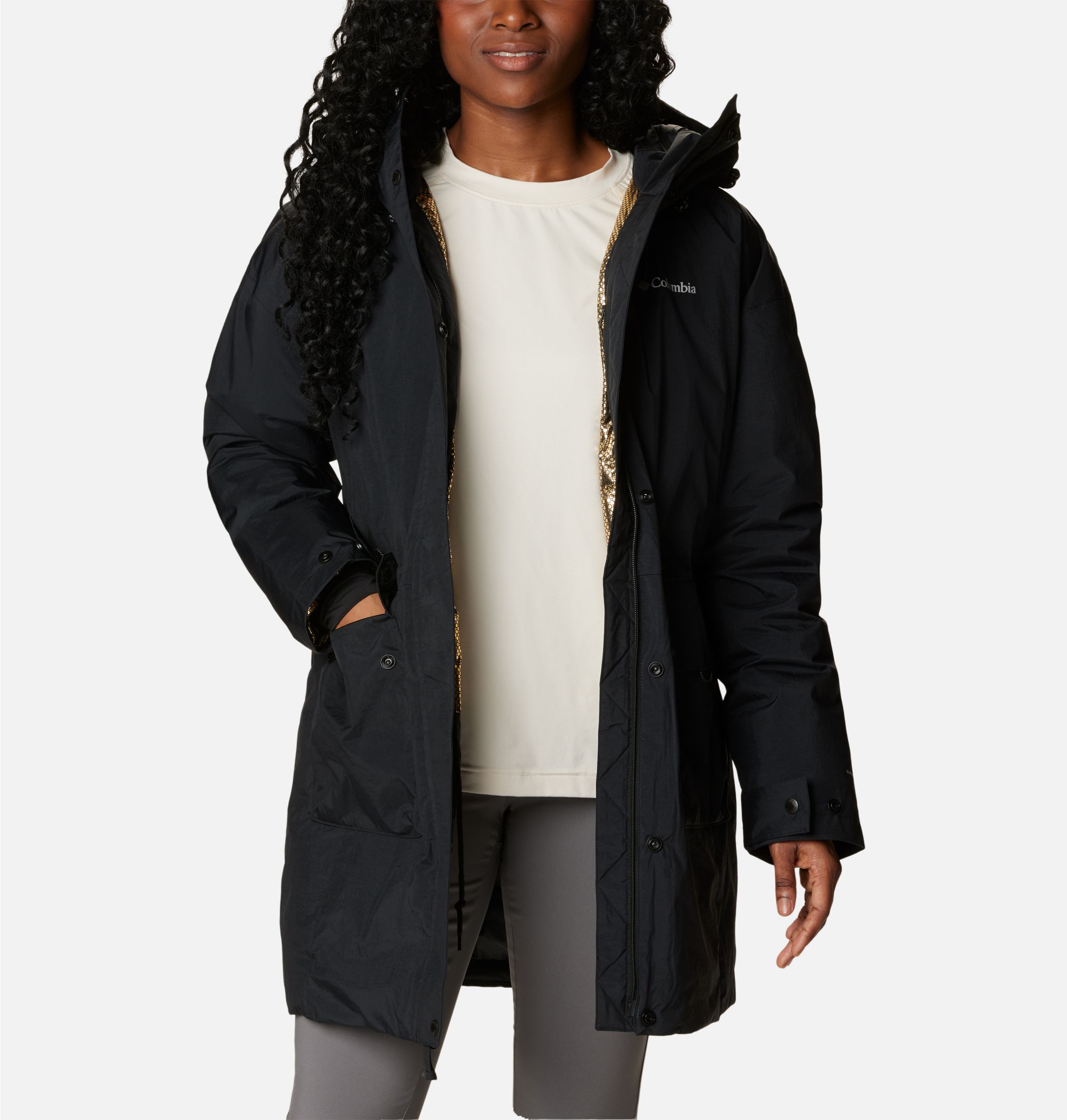 Columbia women's salcantay long cheap interchange jacket