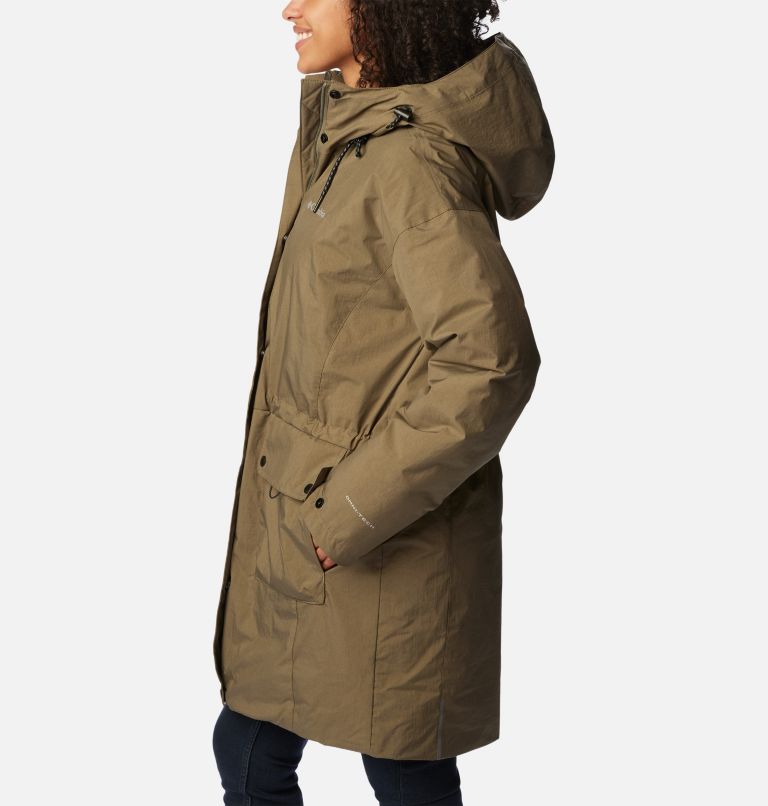 Women's Rosewood Parka, Color: Stone Green, image 3