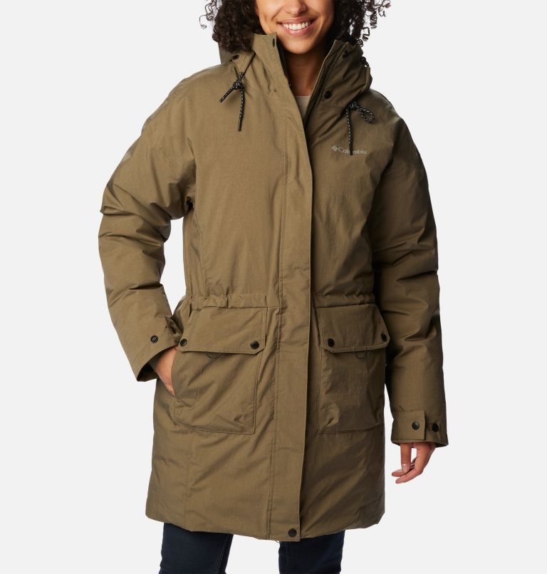 Thumbnail: Women's Rosewood Parka, Color: Stone Green, image 1
