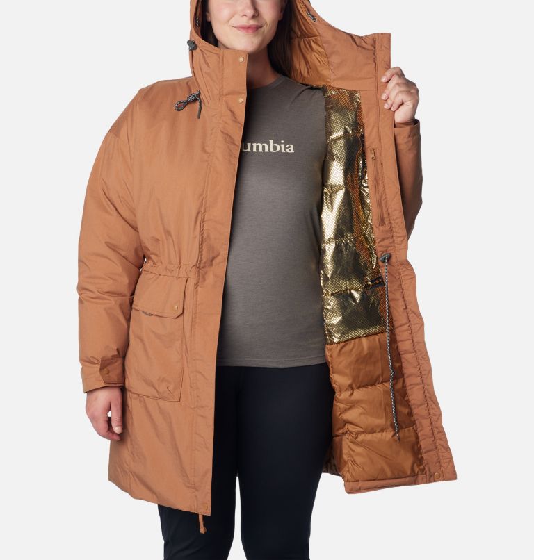 Rosewood Parka | 224 | 3X, Color: Camel Brown, image 5
