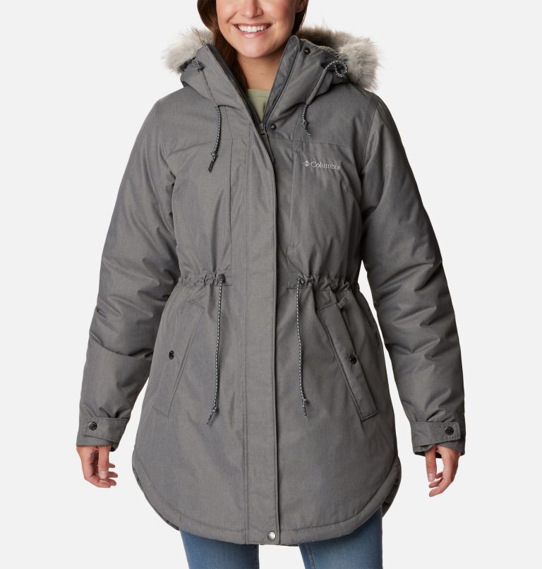 Women's Suttle Mountain Mid Jacket, Color: City Grey, image 1