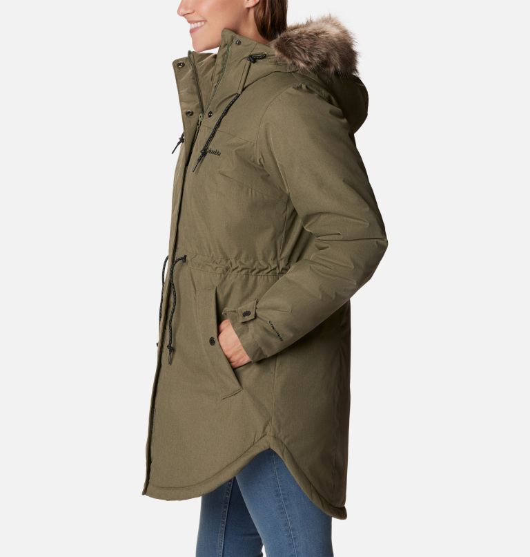 Women's Suttle Mountain Mid Jacket, Color: Stone Green, image 3