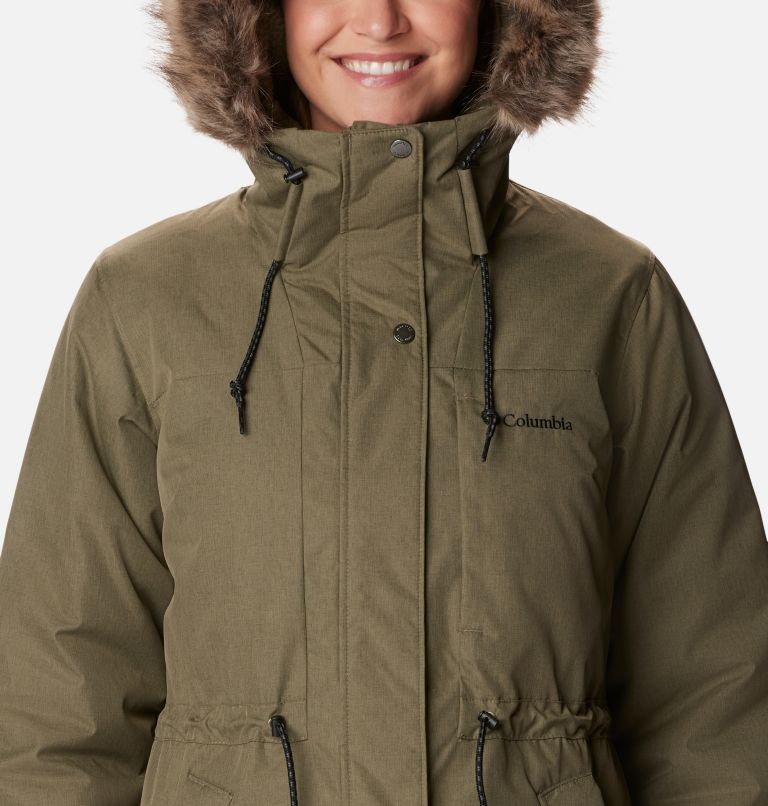 Thumbnail: Women's Suttle Mountain Mid Jacket, Color: Stone Green, image 4