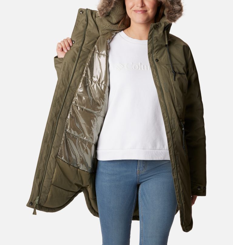 Thumbnail: Women's Suttle Mountain Mid Jacket, Color: Stone Green, image 5