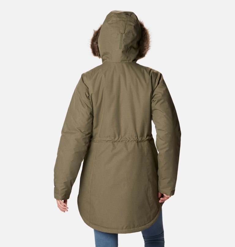 Thumbnail: Women's Suttle Mountain Mid Jacket, Color: Stone Green, image 2