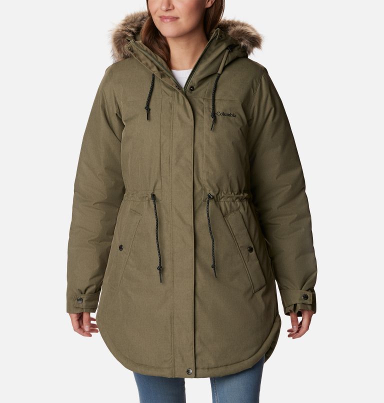 Parka Suttle Mountain Mid Femme, Color: Stone Green, image 1