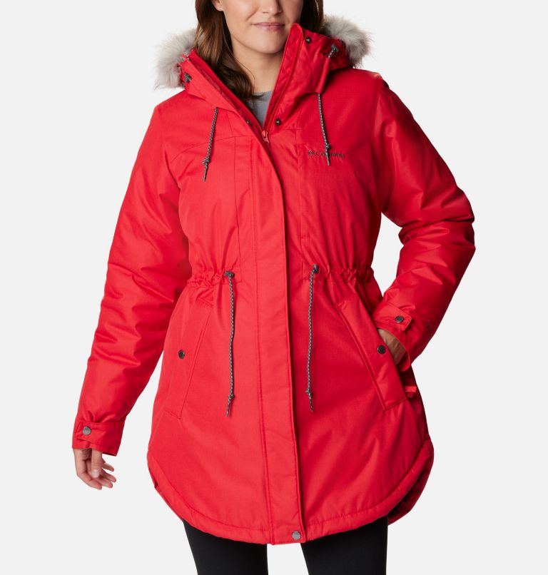 Women's Suttle Mountain Mid Jacket, Color: Red Lily, image 1
