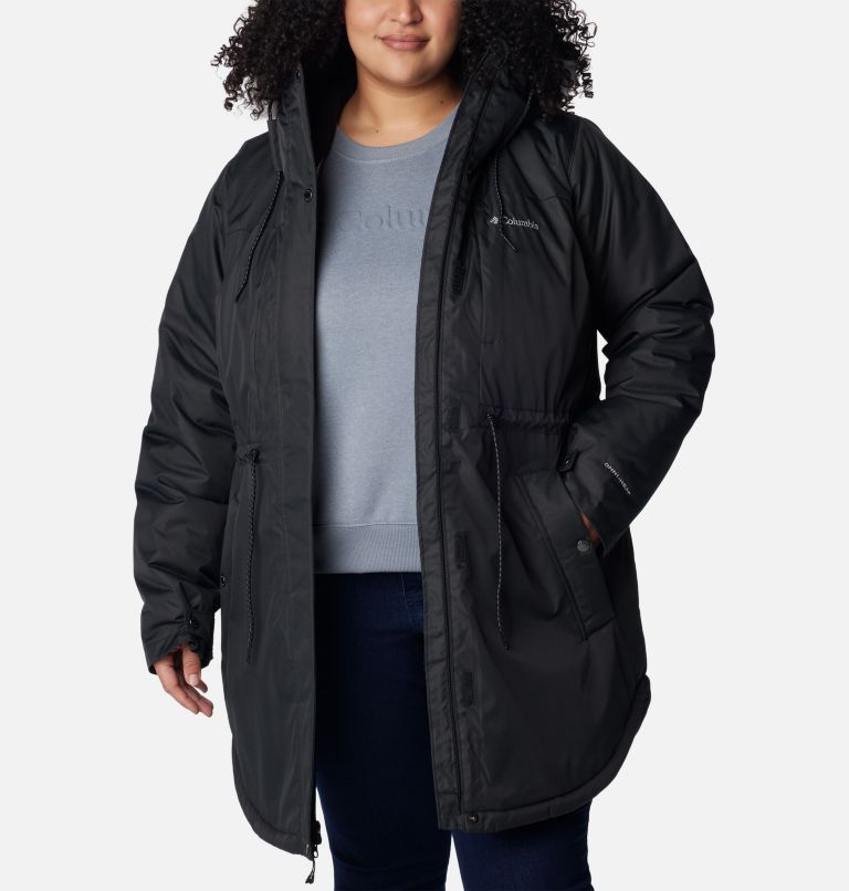 Women's Suttle Mountain Mid Jacket - Plus Size, Color: Black, image 8