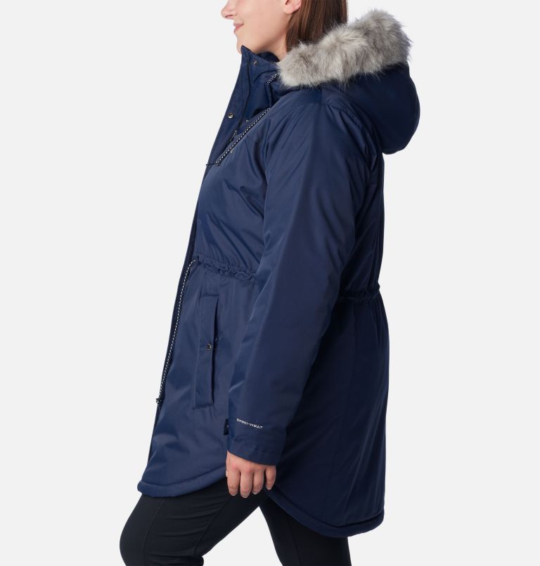 Thumbnail: Women's Suttle Mountain Mid Jacket - Plus Size, Color: Dark Nocturnal, image 3