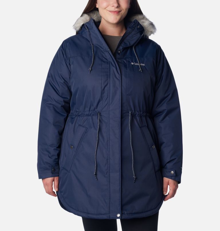 Thumbnail: Women's Suttle Mountain Mid Jacket - Plus Size, Color: Dark Nocturnal, image 1