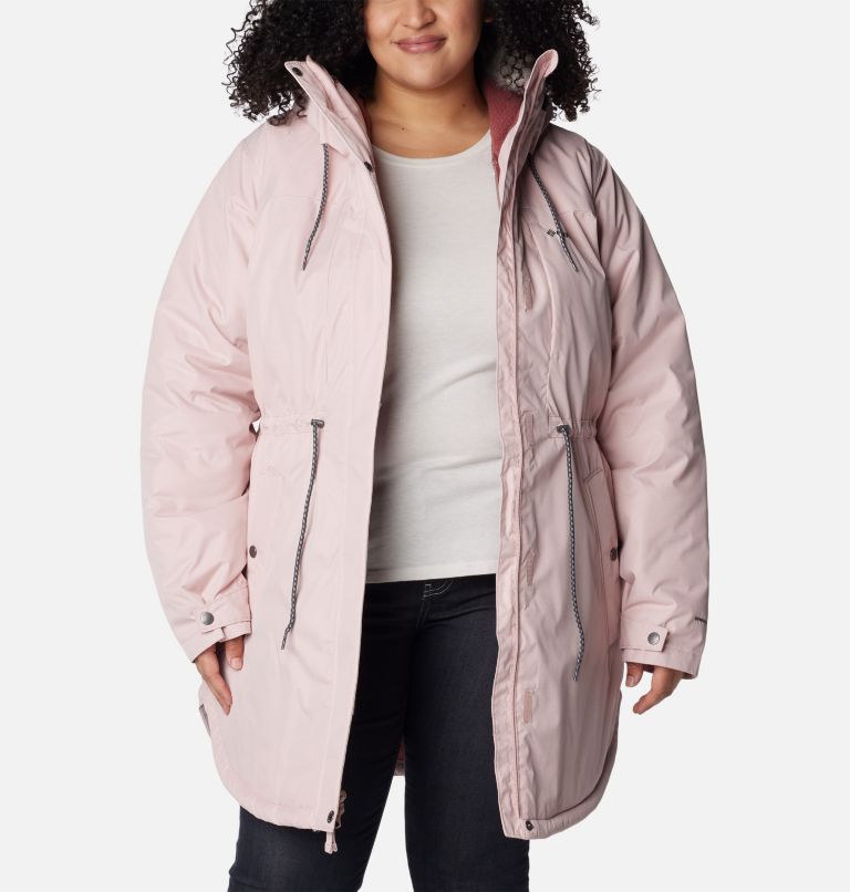 Women's Suttle Mountain Mid Jacket - Plus Size, Color: Dusty Pink, image 8
