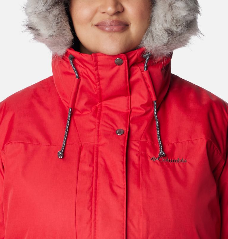 Women's Suttle Mountain Mid Jacket - Plus Size, Color: Red Lily, image 4