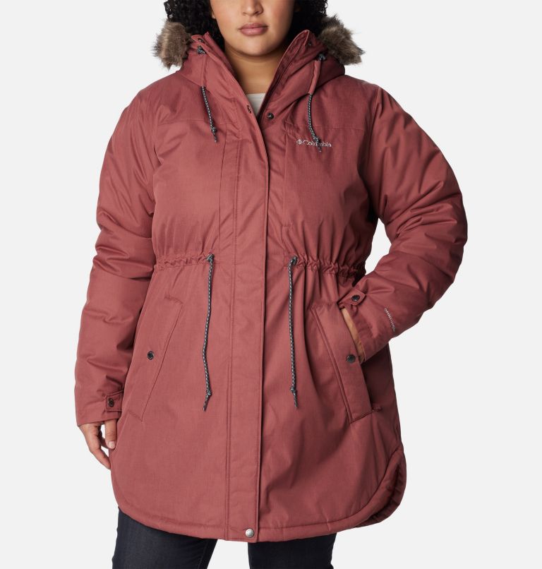 Women's Suttle Mountain Mid Jacket - Plus Size, Color: Beetroot, image 1