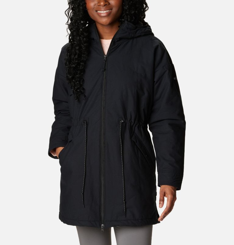 Manteau matelassé Crystal Crest pour femme, Color: Black, image 1