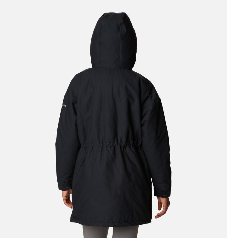 Women's Crystal Crest Quilted Jacket, Color: Black, image 3