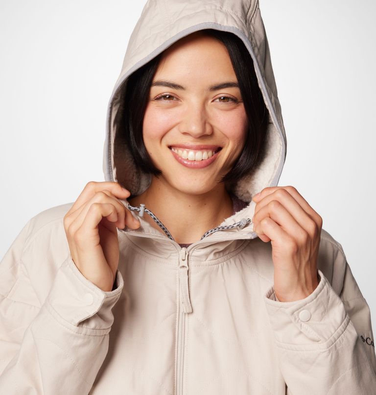 Women's Crystal Crest Quilted Jacket, Color: Dark Stone, image 5