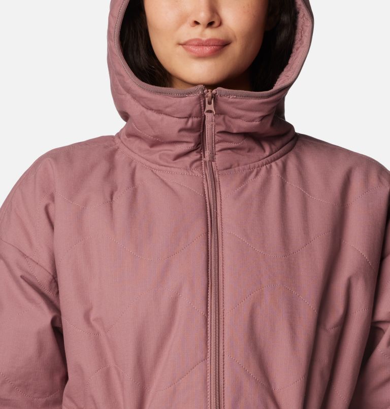 Manteau matelassé Crystal Crest pour femme, Color: Fig, image 4