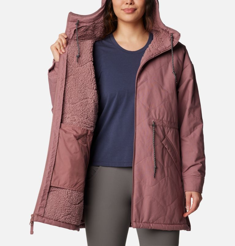 Manteau matelassé Crystal Crest pour femme, Color: Fig, image 5