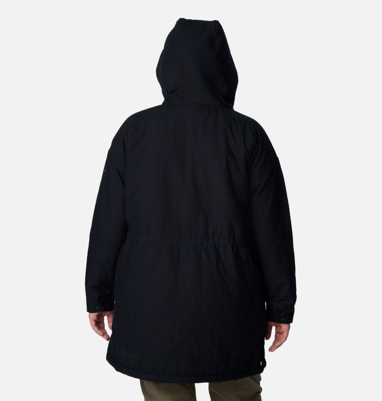 Women's Crystal Crest Quilted Jacket - Plus Size, Color: Black, image 2