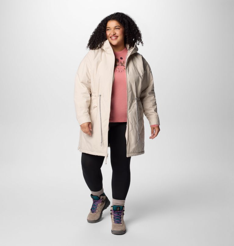 Plus size quilted jacket with hood best sale