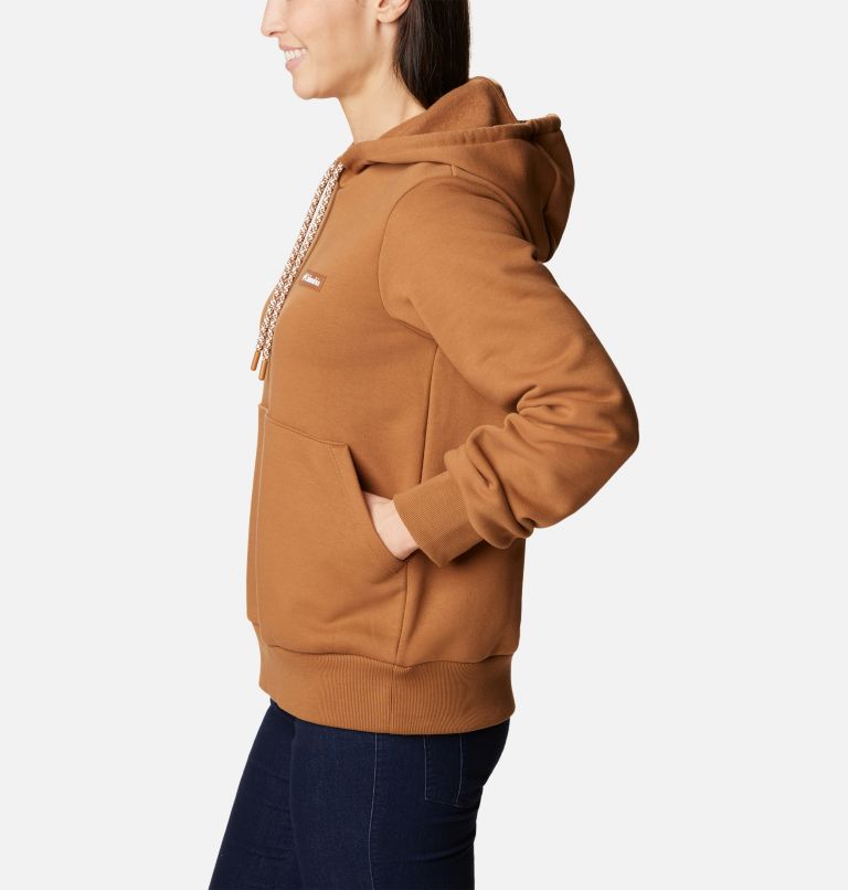 Women's Marble Canyon Heavyweight Hoodie, Color: Camel Brown, image 3